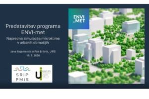 Slika: Spletno strokovno predavanje: Predstavitev programa ENVI-met - napredna simulacija okoljskih vplivov v urbanih območjih